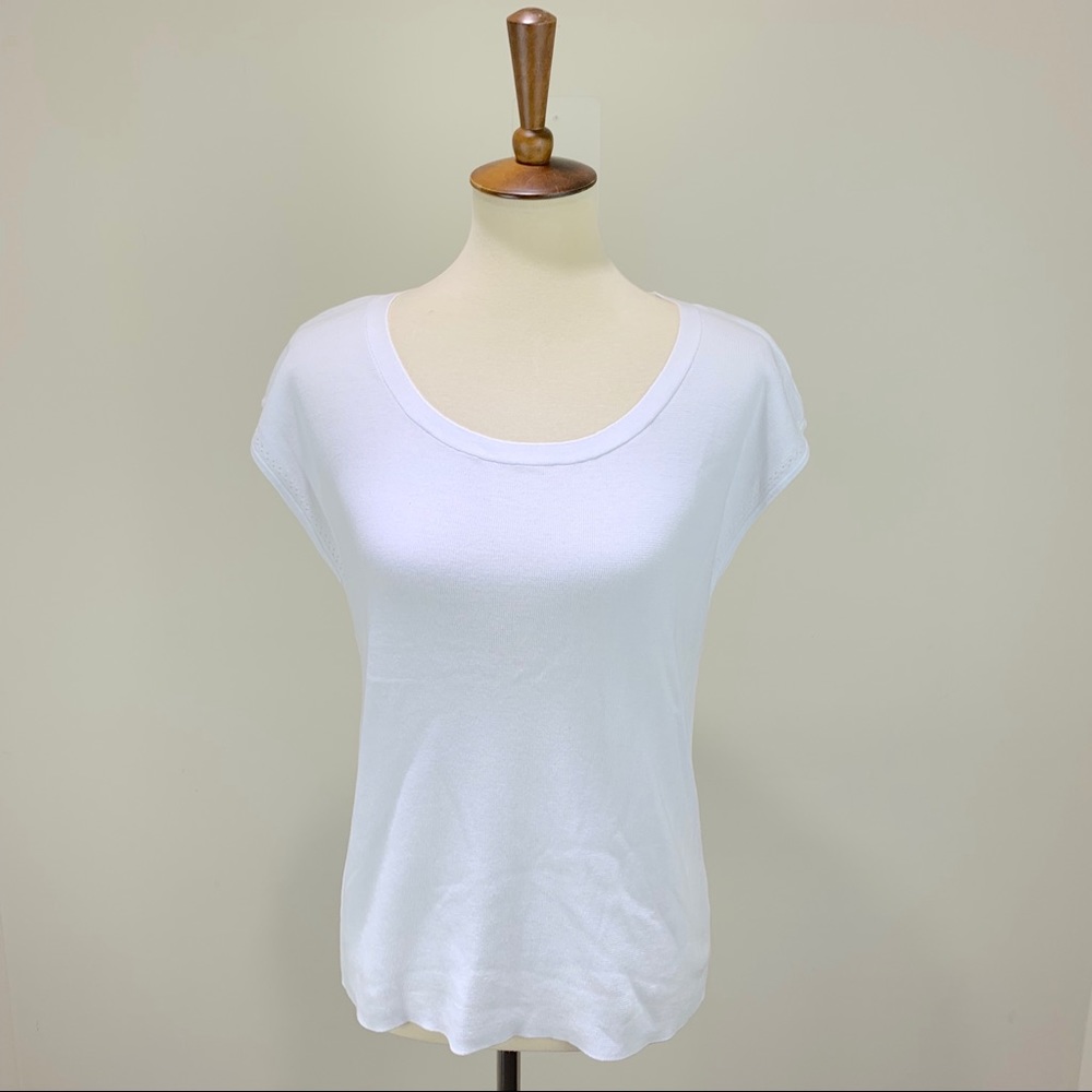 TALBOTS WHITE TOP